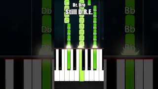 Dr Dre  Still DRE ft Snoop Dogg  BEGINNER Piano Tutorial [upl. by Aicnetroh913]