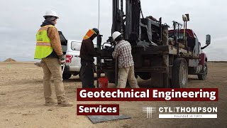 Geotechnical Engineering Services  CTLThompson [upl. by Nerrawed]