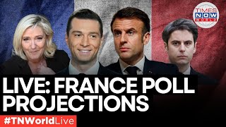 LIVE  France Poll Projections Indicate A Major Upheaval In The Politics Of The Country  TN World [upl. by Daryl]