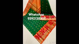 🔥 PRESENTING VIBRANT COLLECTION OF PURE HANDLOOM KUPPADAM PATTU SAREES🔥 SAREE CONTAINS SILVER [upl. by Leontine299]