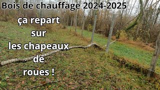 Bois de chauffage saison 2024  2025 ça repart sur les chapeaux de roues [upl. by Mayfield]