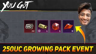 😍250UC BGMI GROWING PACK IS HERE  MYTHIC FORGE FIRST CRATE OPENING ​⁠ParasOfficialYT [upl. by Ahsaetal]