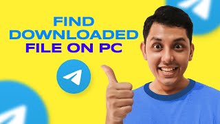 How To Find Telegram Downloaded Files In PC [upl. by Waylin290]