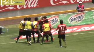 Puebla vs Atlas 11 J 16 Liga MX 2013 [upl. by Anaili]