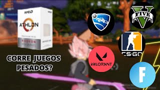 Asi funciona el ATHLON 3000G en 2023  CORRE FORNITE [upl. by Gerrard164]