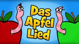 ♪ ♪ Kinderlied Apfel  Das Apfel Lied  Hurra Kinderlieder [upl. by Zima922]