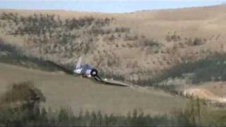 Corsair low pass Goodyear FG1D Corsair at Classic Fighters Airshow Omaka New Zealand [upl. by Notyal766]