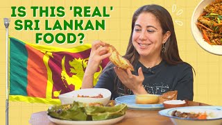 What do Sri Lankan People Order at a Sri Lankan Restaurant [upl. by Naehs]