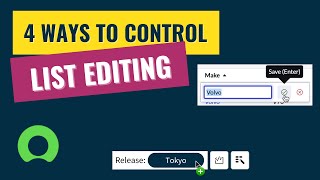 ServiceNow – 4 Ways to Control List Editing [upl. by Yevad119]