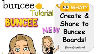 How to create and use the NEW share to Buncee Boards feature [upl. by Einiar]