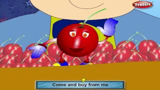 Plum Rhyme  Fruit Rhymes for Children  Nursery Rhymes for Kids  Most Popular Rhymes HD [upl. by Robb]