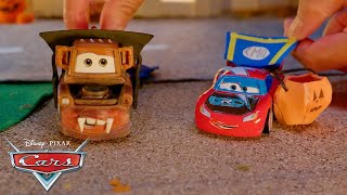 TRUNKORTREAT with Lightning McQueen and Mater  Pixar Cars [upl. by Ian]