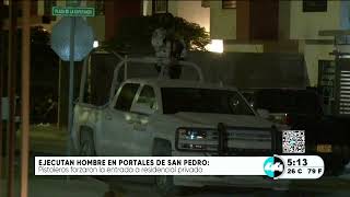 Ejecutan a hombre en Portales de San Pedro [upl. by Andert]