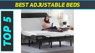 Top 5 Best Adjustable Beds 2024 [upl. by Hsivat]