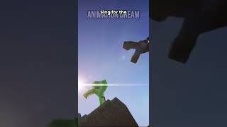 Minecraft Dream Vs Animation Dream Dream On Kratos Cliff Jump minecraft shorts dream dreamon [upl. by Cates]