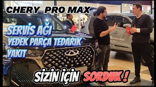 CHERY TİGGO 7 PRO MAX  NELER DEĞİŞTİ SERVİS AĞI VE YEDEK PARÇA [upl. by Lamberto]