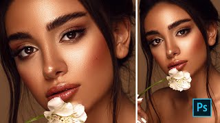 Beauty Portrait Retouch  High End Professional Retouching Photoshop [upl. by Nesnaj]