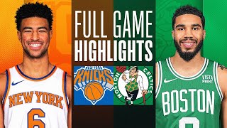 New York Knicks vs Boston Celtics Full Game Highlights  Oct 17  2023 NBA Preseason [upl. by Zenda689]