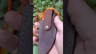 DIY Kerf Necker Lanyard edcknife [upl. by Nerrot]