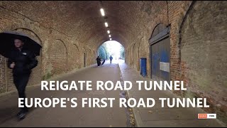 Reigate Road Tunnel  Europes First Road Tunnel [upl. by Neillij813]