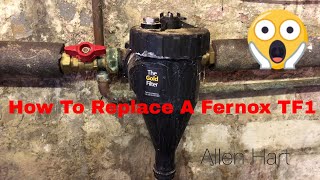 How to Replace a Fernox TF1 with an Omega Filter Day in the life of a Plumber  Gas Engineer [upl. by Minda523]