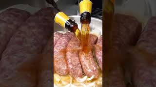 Beer Bratwurst  Quick and Easy Recipe eatcolor shorts [upl. by Vinita969]