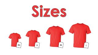 Sizes of Clothes  ESLEAL Beginner Vocabulary [upl. by Llereg]