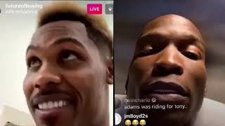 Jermall Charlo vs Chad Ochocinco [upl. by Ayekel]