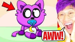 POPPY PLAYTIME CHAPTER 3 But CATNAP is a BABY CATNAPS COLOR was STOLEN LANKYBOX REACTION [upl. by Piotr]