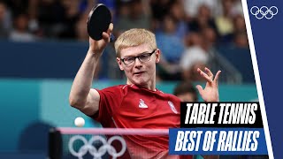 INCREDIBLE Table Tennis Rallies at Paris2024 🏓  Top Moments [upl. by Kariv957]