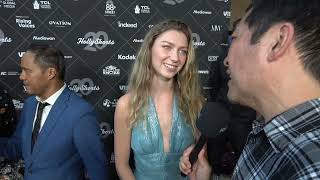 Isabella BlakeThomas Carpet Interview at Hollyshorts Film Festival 2024 [upl. by Angeli107]