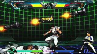 UMVC3 Drew Grimey vs MC GC Yoshi  Lanhammer 2013 [upl. by Tammara]