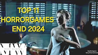 Top 11 most wanted Horrorgames für Ende 2024 😉 gaming horrorgaming Horror anime bluezockt [upl. by Oringas]