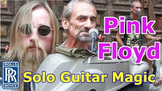 Pink Floyd Wish You Were Here Money Piazza Navona Rome Solo Guitar Magic Covers P3 [upl. by Ilime]