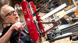 Adam Savage Repairs His Giant Swiss Army Knife [upl. by Atinit]