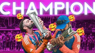 Team India x Sajde Song  Tribute To Team India  The Deserving Champion  Rohit Sharma [upl. by Reyam]