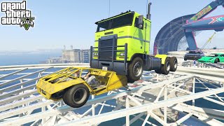 Cars Vs Cars in Giant Wheel 988265 People Uninstall GTA 5 After This Race [upl. by Lenehc]