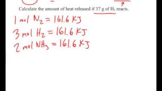 Calculating heat releasedabsorbed [upl. by Anatnas]