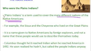 American West  The Plains Indians  The Great Plains [upl. by Ahsiekat]