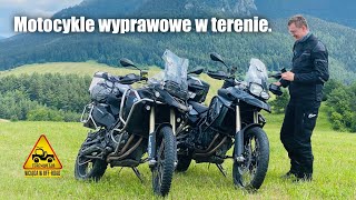 Motocykle wyprawowe w terenie [upl. by Ille]