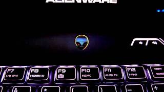 Alienware M17x R3 lighting [upl. by Daren]