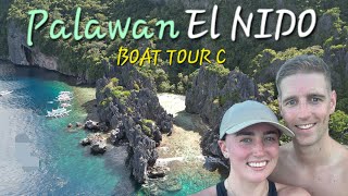 El Nido Island Hopping  Boat Tour C in Palawan Philippines [upl. by Valda]