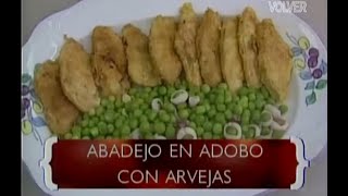 Abadejo en Adobo con Arvejas 🐟🦑 Karlos Arguiñano en tu Cocina 🧅🧄🥚 1999 🇦🇷 [upl. by Ecinej]