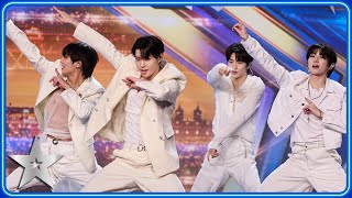 Kpop boyband BLITZERS 블리처스 cover Shawn Mendes hit  Auditions  BGT 2024 [upl. by Larianna672]