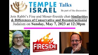 May 6th 2023  Similarities amp Differences of Conservative and Reconstructionist Judaism [upl. by Mic]