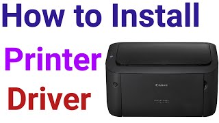 How to connect and install printer to computer and laptop  Installing Printer Driver [upl. by Tallou]