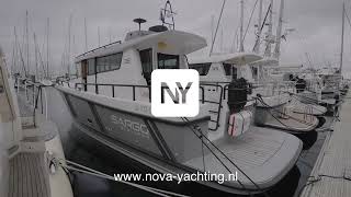 Sargo 36 Explorer quotTONKAquot for sale at Nova Yachting the all season boat importer in the Benelux [upl. by Vaientina659]