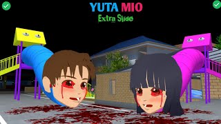 YUTA MIO Exe Extra Slide 😱  SAKURA School Simulator Horror Drama 👺 [upl. by Ranilopa]