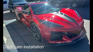 how to install dash cam on C8 corvette [upl. by Neelahs]