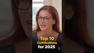 🔥Top 10 Certifications For 2025  High Paying Jobs Certification  Simplilearn shorts [upl. by Mag]